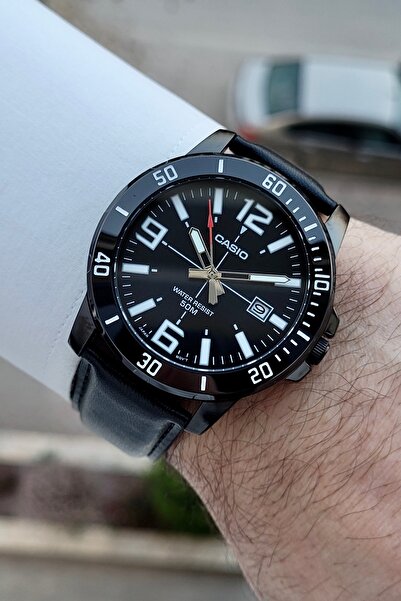 Casio Case Black Numerals White Color Men's Wrist Watch