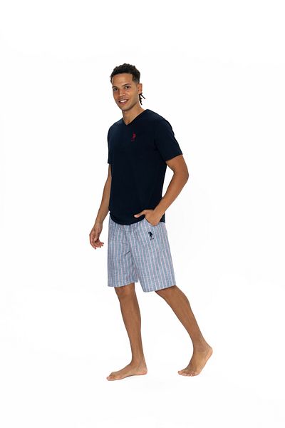 U.S. Polo Assn. Πόλο Ασν. Ανδρικό σετ πιτζάμες Navy Blue - 2TPT.y1t8t8g7r5i.SU