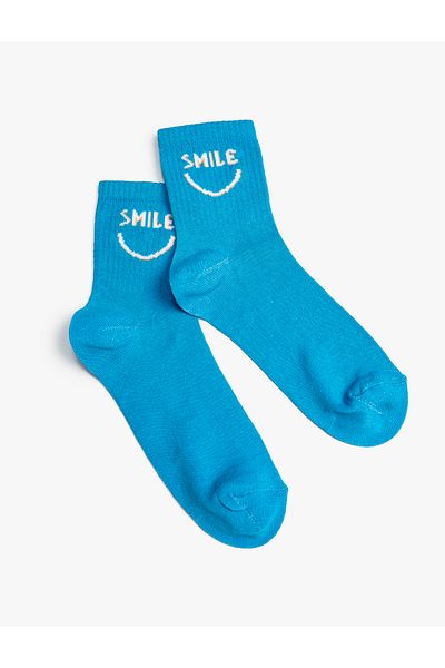Koton Socket Чорапи Лозунг Бродирани