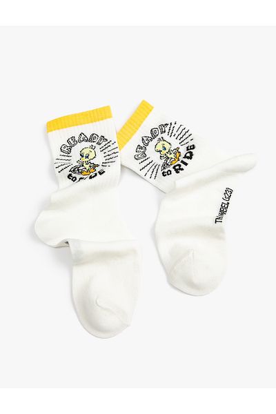 Koton Șosete Tweety Socket brodate cu licență