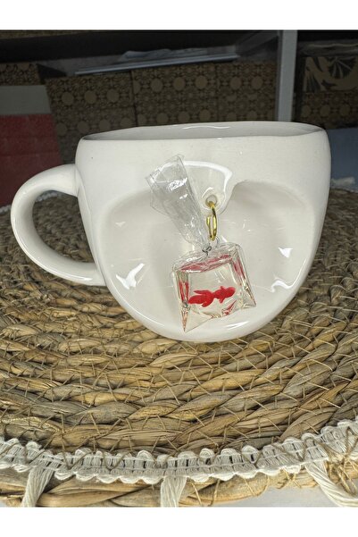 shop Figürlü El Yapımı Seramik Kupa - 220ml