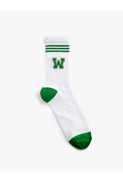 Koton College Socket Socks Processing Detailed