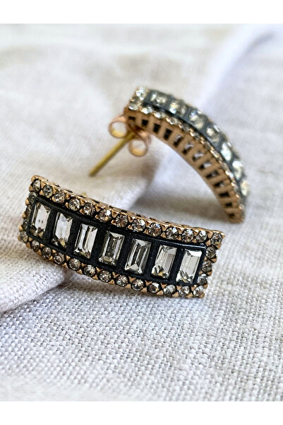 FAYRA ACCESSORIES Elmas Montür Zirkon Taşlı Küpe