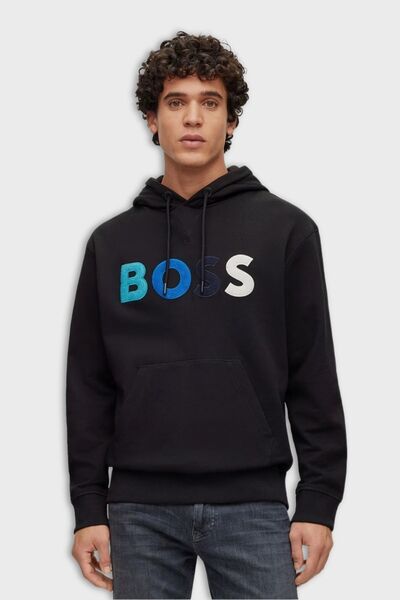 BOSS Kapşonlu Erkek  Spor  Sweatshirt