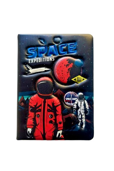 Glanart Blocnotes pentru bărbați Puffy Cute 13 x 18 cm 96 Ypr. astronaut în dungi