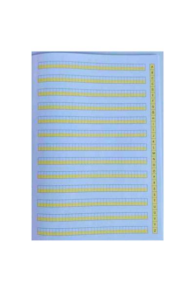 Glanart 2024 New Curriculum Guide Upright Striped Beautiful Writing Notebook 2 Pieces Large Size (19X27 cm) 48 Pages