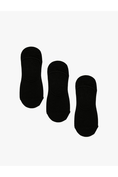 Koton Men's Black 3-Piece Socks 0YAM82286AA