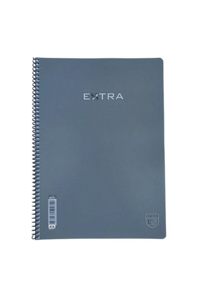 Glanart Unlined 96 Sheets Spiral Notebook Plastic Cover A4 Size