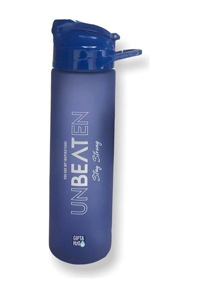 Gıpta Unbeaten Tritan Water Bottle with Straw 600 ml Blue