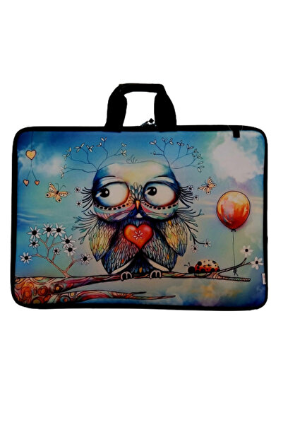 Glanart askılı, fermuarlı 35x50 resim çantası su geçirmez ketenli kumaş 35x50...