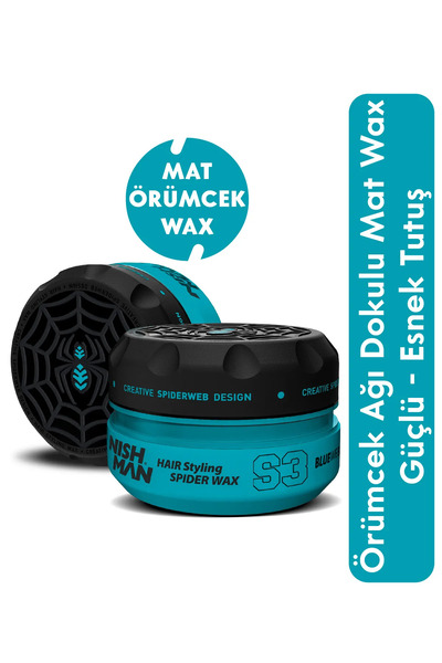 NISHMAN Örümcek Wax S3 / Ultra Parlak Ultra Sert Yapı / Spider Wax