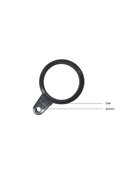 SPELT Ring Gauge Set Plastic Finger Measuring Tool for Jewelry Making 34 Pieces