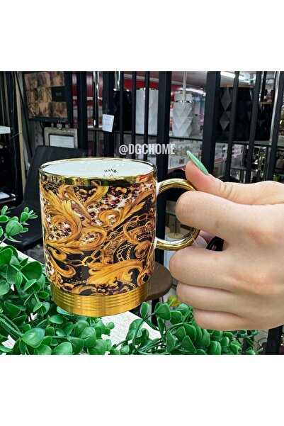 DGCHOME Romano Porselen Kupa - 200 ml