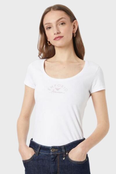 Emporio Armani Women's Logo Crew Neck T-Shirt