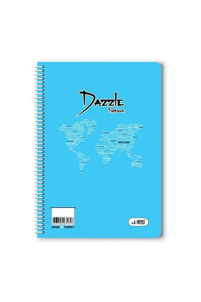 Umut غطاء A4 Pp Spral Notebook 40 Ypمربعات (قطعة واحدة)