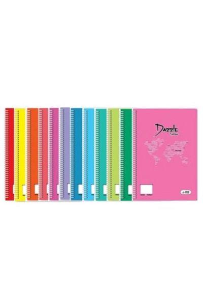 Umut 96 de coli Spral Copertă PP fără căptușeală Notebook Dimensiune A4 (1 bucată)
