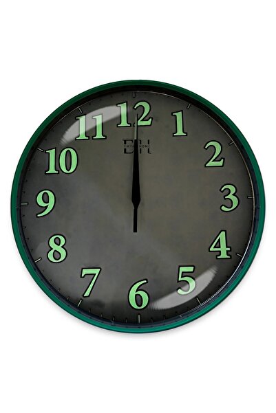 EMYA HOME Ceas de perete fosforescent verde - 29 cm