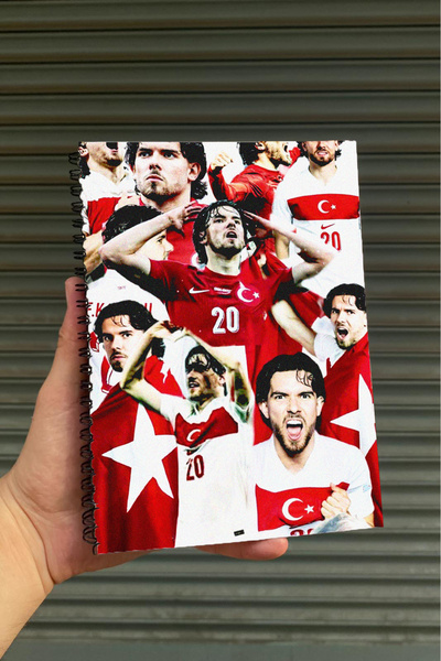 Ludios Ferdi Kadıoğlu Kolaj A5 Spiralli A5 Çizgisiz Tuale Kapaklı Hediyelik D...
