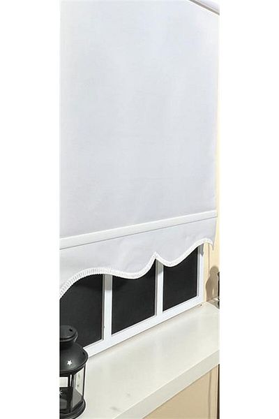 StorBurada White Slice Roller Skirt - Stb-5300