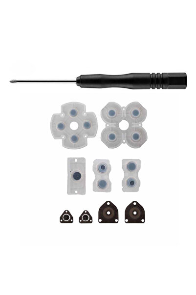 POPKONSOL Playstation 4 Tamir 001 010 011 İç Lastik Silikon ve Tornavida Seti...