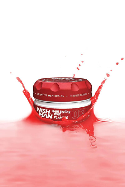 NISHMAN Saç Şekillendirici Wax 03 - Parlak Ve Güçlü Tutuş