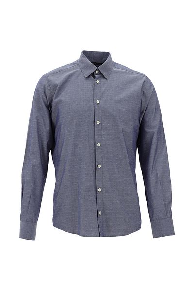 Abdullah Kiğılı Slim Fit Cotton Shirt - Long Sleeve