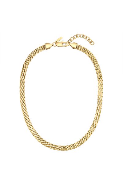 eastside Edelstahlhalskette Kette Edelstahl Gelbgold