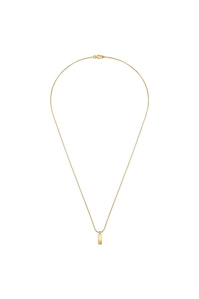 True Rebels Edelstahlhalskette Kette Mit Anhänger Edelstahl Gelbgold
