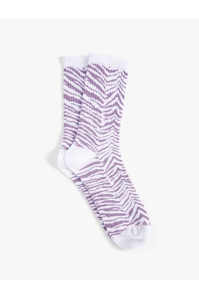 Koton Zebra Patterned Sock Socket
