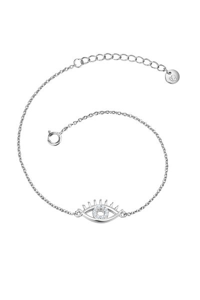 Glanzstücke München Silberarmband Armband Sterling Silber Zirkonia weiß