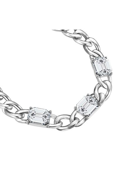 YOKOAMİİ Modeschmuckarmband Armband Glas weiß