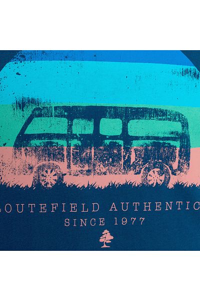 ROUTEFIELD Men's T-Shirt - Navy Blue Trav Model