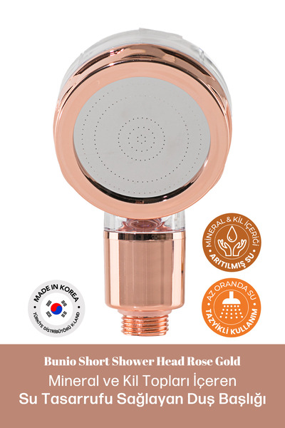 Special Shower Head That Saves Water Containing Mineral And Clay Balls