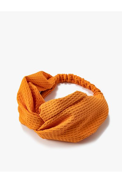 Koton Bandana Hair Band with Textured Knot Detail