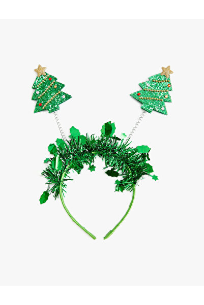 Koton Πρωτοχρονιάτικο στέμμα με απλικέ από ασημί πεύκο