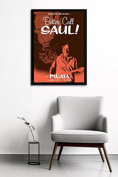 Saturn Καλύτερα να καλέσετε Saul με κορνίζα - Πίνακας αφίσας Saul Goodman