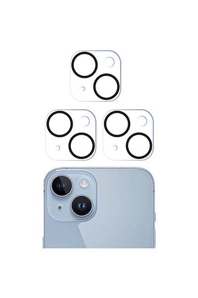 Choice For Iphone 15 3pcs Camera Lens Protector Cover For Iphone 15 Pro Max 14 Plus 13 Mini 12 11 15pro 14p