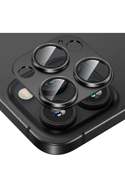 Choice For iPhone 16 Pro black Metal Camera Lens Protector for IPhone 16 15 Pro Max 14 Plus 13 Mini 15Pro 1