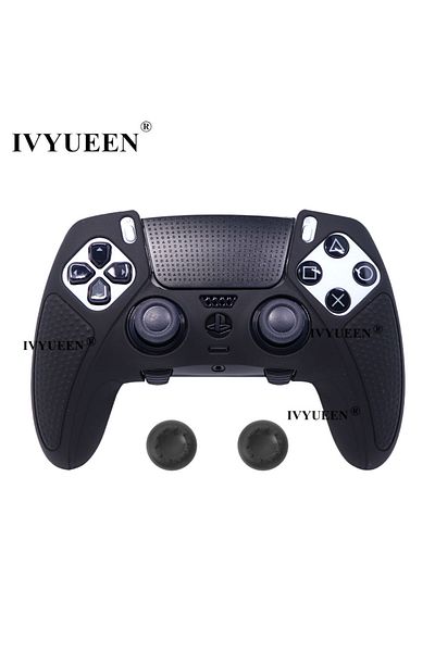 Choice Black Ivyueen Antislip Protective Skin For Playstation 5 Ps5 Dualsense Edge Controller Soft Rubber S