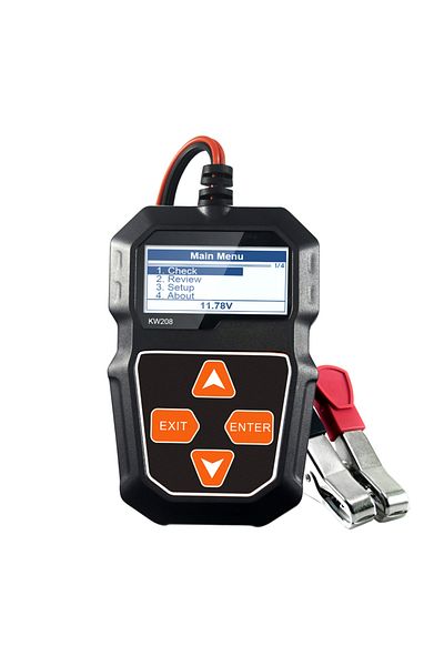 Choice Black Konnwei Kw208 12v Car Battery Load Tester Professional Automotive Alternator Analyzer Waveform