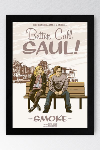 Saturn Better Call Saul Framed Painting - Saul Goodman Poster Painting