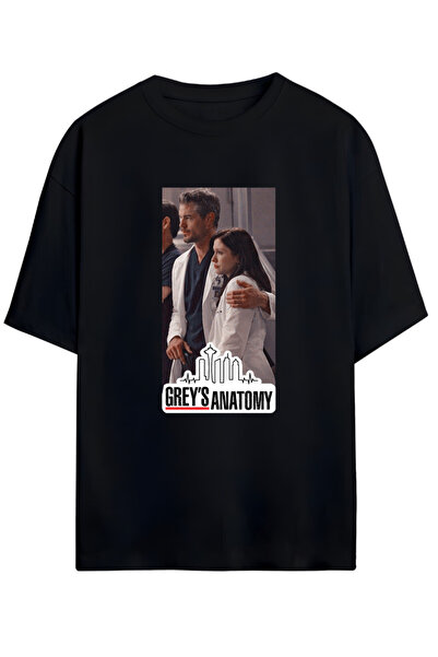 MAGORS ΓΚΡΙ ΑΝΑΤΟΜΙΑ ΣΧΕΔΙΑΣΜΕΝΟ UNISEX OVERSIZE ΒΑΜΒΑΚΙ T-SHIRT