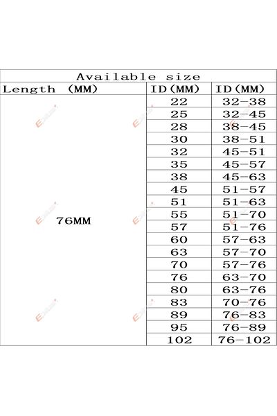 Choice 63mm-76mm Eplus Universal Silicone Tubing Hose Straight Big To Small Connector Car Intercooler Turbo