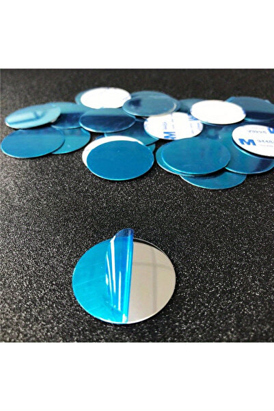 Choice1 20 قطعة 30 × 30 مم 20 قطعة لوحة معدنية عالمية مع حامل مغناطيسي لاصق ل...