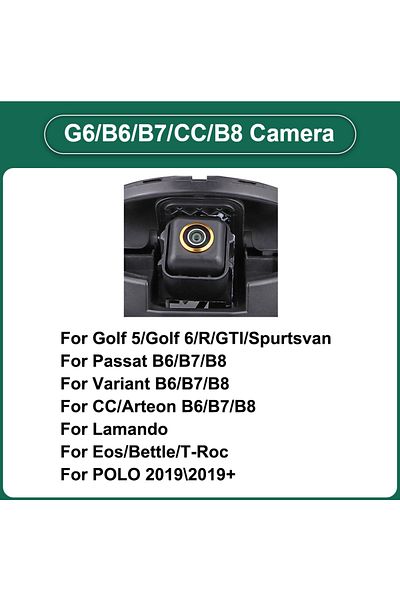 Choice A-ccd720x480p-155deg For Golf6 Camera 170° Ahd 1080p Flip Emblem Rear View Reverse Backup Camera For