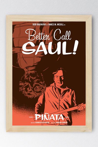 Saturn Better Call Saul Framed Painting - Saul Goodman Poster Painting