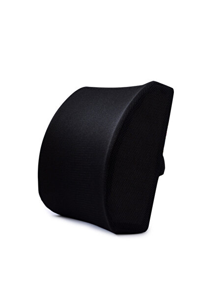 Choice1 وسادة دعم قطنية سوداء للسيارة من إسفنج الذاكرة، وسادة خصر بثلاثة ألوا...