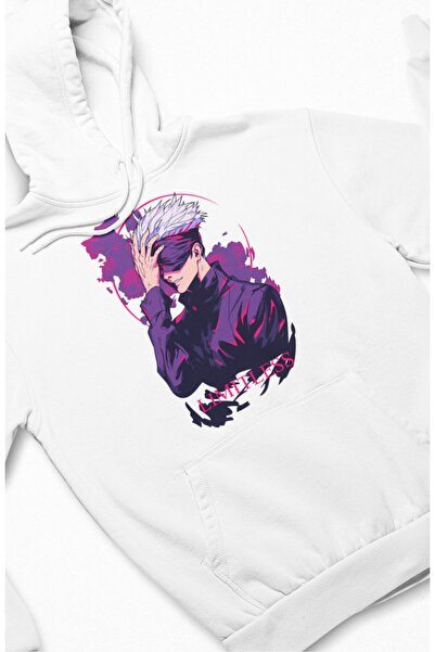 Fuddy Moda Jujutsu Kaisen Gojo Satoru Anime Štampano Unisex Oversize kroj Sa ...