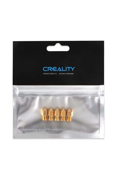CREALITY 3D 0.4mm-5pcs Printer Nozzle 0.2/0.3/0.4/0.5/0.6/0.8mm Hotend Extruder Nozzles For Ender-3