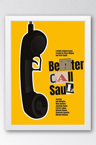 Saturn Pictură înrămată Better Call Saul - Pictură poster Saul Goodman